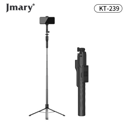 JMARY KT-239 High-Quality 4-in-1 Tripod & Selfie Stick for Phone and Camera