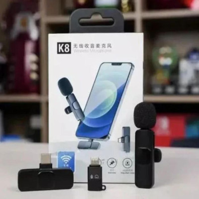 K8 Wireless Microphone – Clear Sound, Easy Recording